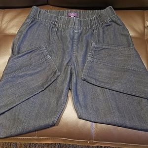 NYDJ DENIM POPPY PULL ON JEANS   6 Petite